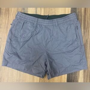 Bird Dogs Gray Shorts Mens Medium 6” Inseam Elastic Waist Drawstring